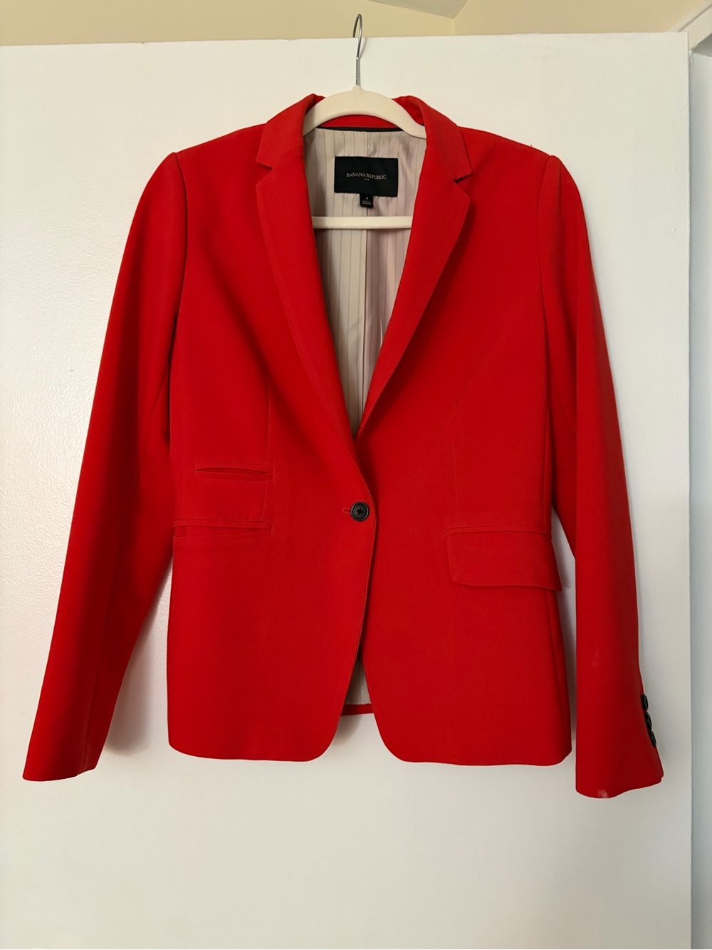 Banana Republic set ,Women’s Red Single-Button Blazer Jacket and pants